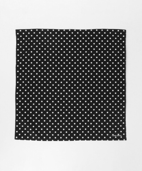 UNITED ARROWS（ユナイテッドアローズ）の「コットン ドット ハンカチ（バンダナ/スカーフ・メンズ・ブラック/ネイビー・FREE）」の7枚目の写真