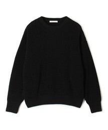 GALERIE VIE ブラック クルーネックセーター ギャルリービー ブラッククルーネックセーター 長袖フリーサイズ