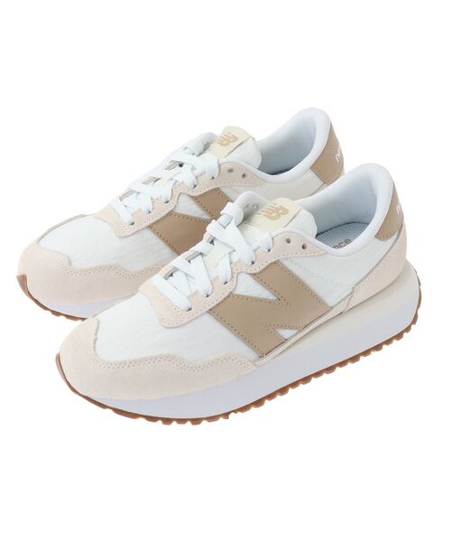 EU,US NEW BALANCE（イーユーユーエスニューバランス）の「●NEW BALANCE 237（スニーカー・レディース・ベージュ/グレー・23.5cm/24.5cm）」の13枚目の写真
