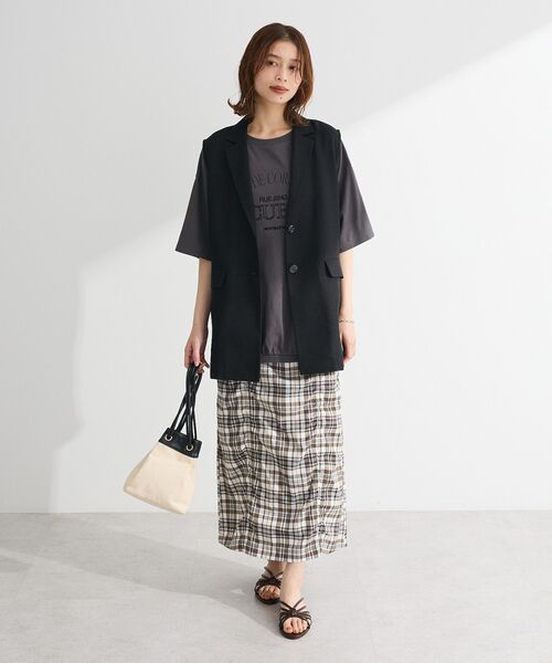 Green　Parks（グリーンパークス）の「メッシュジレ（ベスト・レディース・アイボリー/ブラック/ブラウン・FREE）」の15枚目の写真