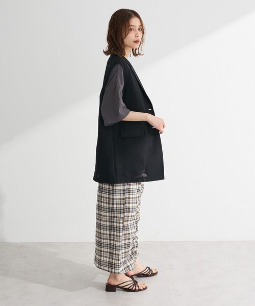 Green　Parks（グリーンパークス）の「メッシュジレ（ベスト・レディース・アイボリー/ブラック/ブラウン・FREE）」の16枚目の写真