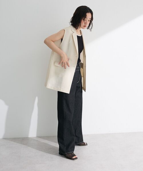 Green　Parks（グリーンパークス）の「メッシュジレ（ベスト・レディース・アイボリー/ブラック/ブラウン・FREE）」の18枚目の写真