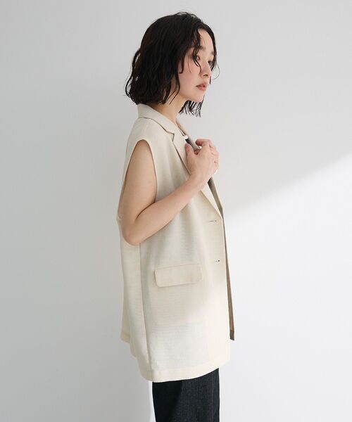 Green　Parks（グリーンパークス）の「メッシュジレ（ベスト・レディース・アイボリー/ブラック/ブラウン・FREE）」の20枚目の写真