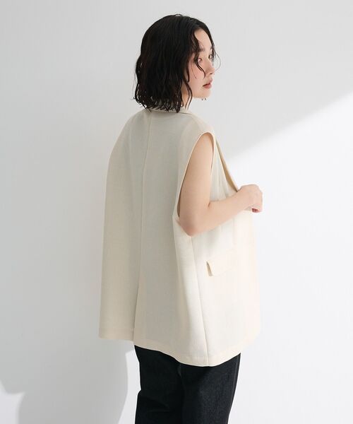 Green　Parks（グリーンパークス）の「メッシュジレ（ベスト・レディース・アイボリー/ブラック/ブラウン・FREE）」の21枚目の写真