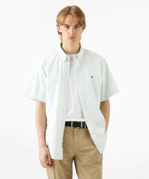 TOMMY HILFIGER | ライトウェイトオックスフォードソリッドショートスリーブシャツ(シャツ/ブラウス)