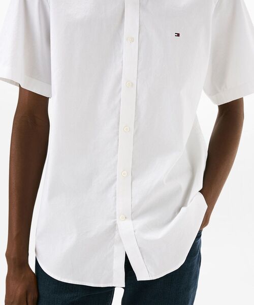 TOMMY HILFIGER(トミーヒルフィガー)の「ライトウェイトオックスフォードソリッドショートスリーブシャツ(シャツ/ブラウス・メンズ・ライトグリーン/ホワイト/ライトブルー・MEDIUM/SMALL/LARGE/X-LARGE)」の11枚目の写真