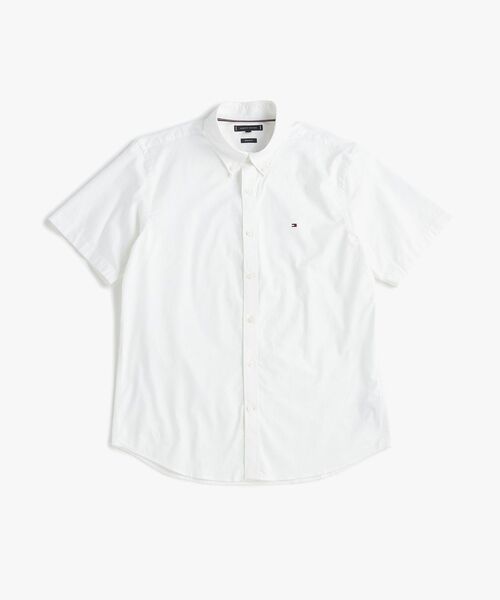 TOMMY HILFIGER(トミーヒルフィガー)の「ライトウェイトオックスフォードソリッドショートスリーブシャツ(シャツ/ブラウス・メンズ・ライトグリーン/ホワイト/ライトブルー・MEDIUM/SMALL/LARGE/X-LARGE)」の14枚目の写真