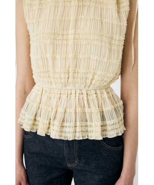 FRILL CHIFFON ブラウス(シャツ/ブラウス)|MOUSSY(マウジー FRILL CHIFFON ブラウス(シャツ/ブラウス)|MOUSSY(マウジー
