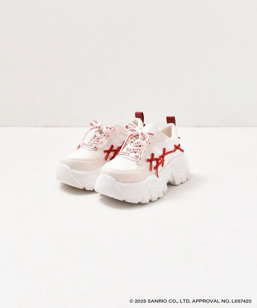 MAJESTIC LEGON(マジェスティックレゴン)の「ハローキティ デコリボンスニーカー(スニーカー・レディース・レッド系その他2・SMALL/MEDIUM/LARGE)」の21枚目の写真
