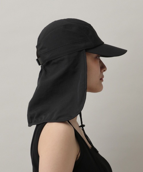 A part by(アパートバイ)の「【WEB限定・セレクト】KIU_SUNSHADECAP(キャップ・レディース・ブラック/ベージュ・FREE)」の4枚目の写真