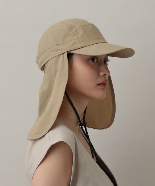 A part by(アパートバイ)の「【WEB限定・セレクト】KIU_SUNSHADECAP(キャップ・レディース・ブラック/ベージュ・FREE)」の6枚目の写真