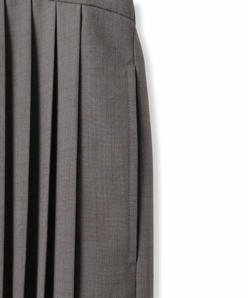 MAYSON GREY（メイソングレイ）の「5分袖サイドプリーツシャツワンピース≪手洗い可能≫（ワンピース・レディース・ベージュ/チャコールグレー/グリーン・M/S）」の16枚目の写真