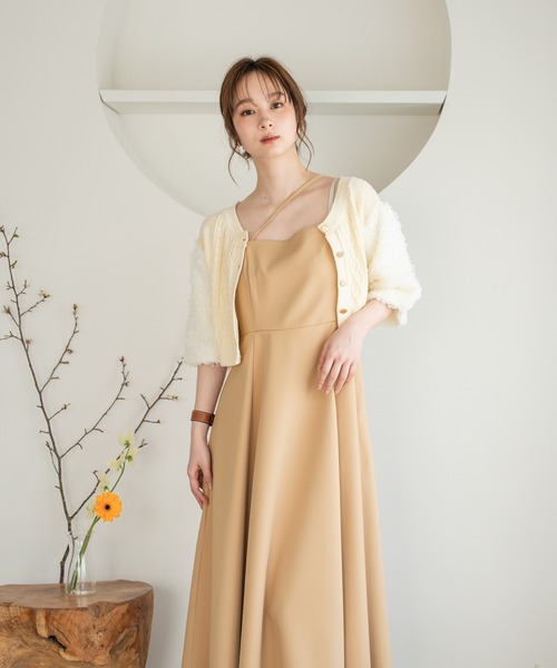 セール】cross flare cami onepiece / クロスフレアキャミワンピース