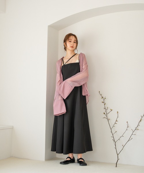 セール】cross flare cami onepiece / クロスフレアキャミ