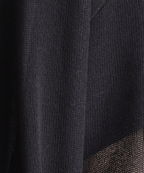 THE SHOP TK （ザ ショップ ティーケー ）の「シアーカーディガン【洗濯機OK】（カーディガン/ボレロ・レディース・ナチュラル/ブラック/アイボリー/スモーキーグリーン系・12/13）」の12枚目の写真