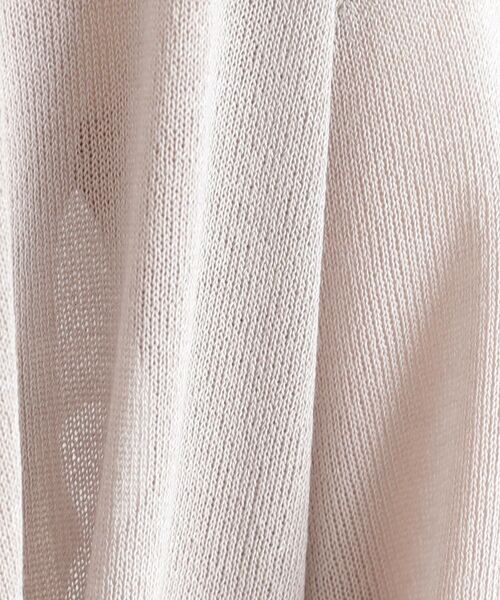 THE SHOP TK （ザ ショップ ティーケー ）の「シアーカーディガン【洗濯機OK】（カーディガン/ボレロ・レディース・ナチュラル/ブラック/アイボリー/スモーキーグリーン系・12/13）」の16枚目の写真