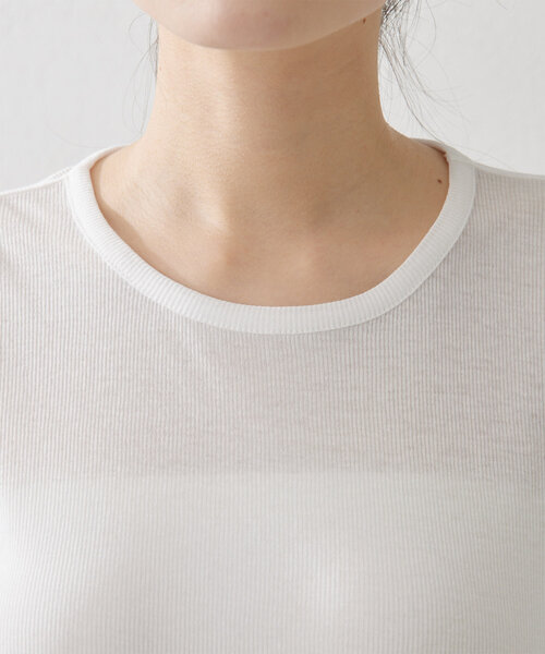 Whim Gazette(ウィムガゼット)の「【myporter】ロングスリーブTシャツ(Tシャツ/カットソー・レディース・ブラック/ホワイト・38)」の7枚目の写真
