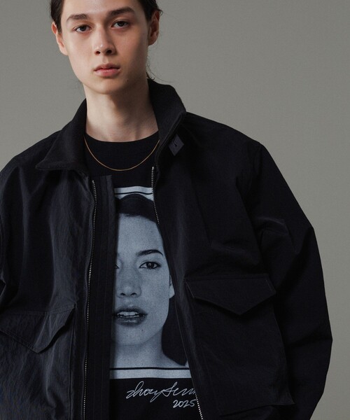 ADAM ET ROPE'(アダムエロペ)の「《別注》【Ivory Serra/アイボリー セラ】Tee - STEPHANIE HODGE(Tシャツ/カットソー・メンズ・ブラック/ホワイト・M/L)」の9枚目の写真
