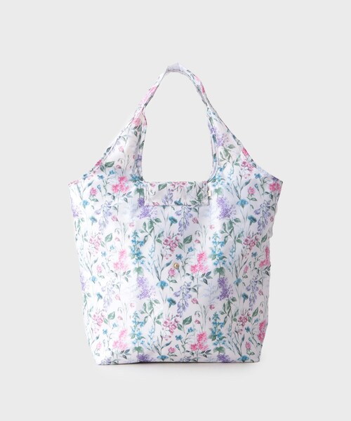 LAURA ASHLEY(ローラアシュレイ)の「【簡易保冷】エルストンガーデン柄 マーケットトート(エコバッグ/サブバッグ・レディース・ピンク系その他/アイボリー系/ブルー系その他2・00)」の4枚目の写真