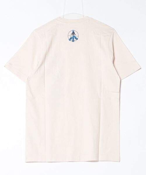 adidas(アディダス)の「アディダス adidas アディダス チェンジ スルー(Tシャツ/カットソー・メンズ・アイボリー/ブルー/ホワイト・LL/3L/S/M/L)」の4枚目の写真