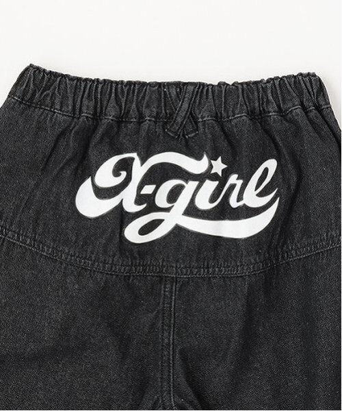 X-girl Stages(エックスガールステージス)の「ダメージ加工デニムパンツ(デニムパンツ・キッズ・ブルー/ブラック・130cm/110cm/120cm/140cm)」の13枚目の写真