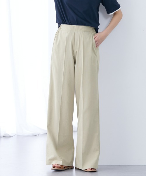 slattgir(スラットジール)の「高身長 接触冷感ライトチノワイドパンツ(トールサイズ)(チノパンツ・レディース・ブラック/ベージュ/カーキ/グレー/ダークネイビー・5L/M/L/LL/3L/4L)」の19枚目の写真