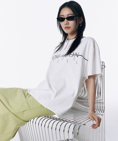 JOSE MOON（ジョゼムーン）の「IRREGULAR TUCK TIGHT SKIRT/イレギュラータックタイトスカート（スカート・レディース・ブラック/ホワイト/グリーン系その他/ブルー/オレンジ・38/36）」の11枚目の写真