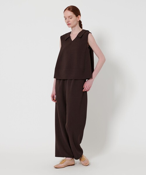 Steven Alan(スティーブンアラン)の「<Steven Alan>ドローコード イージー パンツ(その他パンツ・レディース・ピンク/ダークブラウン/ブラック・M/S)」の6枚目の写真