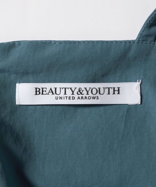 BEAUTY&YOUTH UNITED ARROWS(ビューティーアンドユースユナイテッドアローズ)の「【WEB限定】ナイロン ペプラム オールインワン -ウォッシャブル-(サロペット/オーバーオール・レディース・コバルトブルー/オリーブ/ブラック・S/M)」の4枚目の写真
