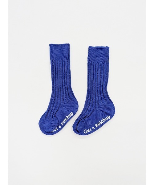 Catchup(ケチャップ)の「【Catchup】リブソックス 2P(ソックス/靴下・キッズ・ベージュ/ブルー/サックスブルー・S/M/XL/L)」の4枚目の写真