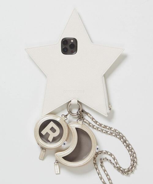 ajew（エジュー）の「【ajew】STAR★ SHOULDER PHONE CASE（スマホケース/カバー・レディース・ホワイト/ブラック/シルバー・1/2/3/4/5/6）」の11枚目の写真