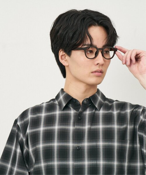 Zoff（ゾフ）の「ウェリントン型 メガネ｜軽量素材｜ボスリントン｜伊達メガネ 度付きメガネ｜ユニセックス｜読書 小顔効果｜Zoff｜CLASSIC（メガネ・メンズ・ブラック/ブラウン系その他5/ライトグレー系/グリーン・FREE）」の21枚目の写真
