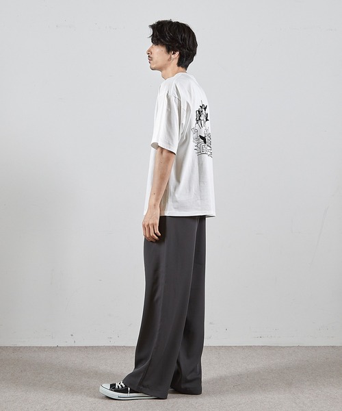 Mark Gonzales(マーク・ゴンザレス)の「【MARK GONZALES/マークゴンザレス 別注】ロゴプリントオーバーサイズTシャツ(Tシャツ/カットソー・メンズ・ブラック/ホワイト・LL/L/M/S)」の11枚目の写真