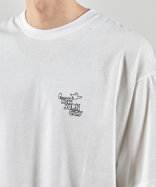 Mark Gonzales(マーク・ゴンザレス)の「【MARK GONZALES/マークゴンザレス 別注】ロゴプリントオーバーサイズTシャツ(Tシャツ/カットソー・メンズ・ブラック/ホワイト・LL/L/M/S)」の16枚目の写真