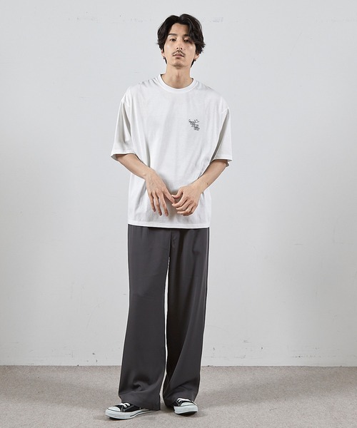 Mark Gonzales(マーク・ゴンザレス)の「【MARK GONZALES/マークゴンザレス 別注】ロゴプリントオーバーサイズTシャツ(Tシャツ/カットソー・メンズ・ブラック/ホワイト・LL/L/M/S)」の19枚目の写真