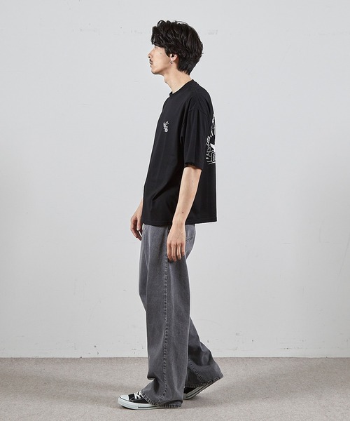 Mark Gonzales(マーク・ゴンザレス)の「【MARK GONZALES/マークゴンザレス 別注】ロゴプリントオーバーサイズTシャツ(Tシャツ/カットソー・メンズ・ブラック/ホワイト・LL/L/M/S)」の22枚目の写真
