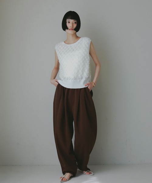A part by｜フリンジニットノースリーブ | Rakuten Fashion(楽天