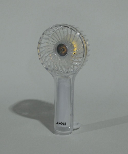 LAKOLE（ラコレ）の「【LEDライト搭載】クリアカラビナ付きハンディファン / 284542（生活家電・レディース・その他1/その他2/その他3・FREE）」の13枚目の写真