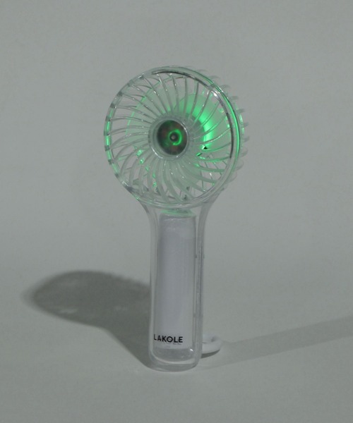 LAKOLE（ラコレ）の「【LEDライト搭載】クリアカラビナ付きハンディファン / 284542（生活家電・レディース・その他1/その他2/その他3・FREE）」の14枚目の写真