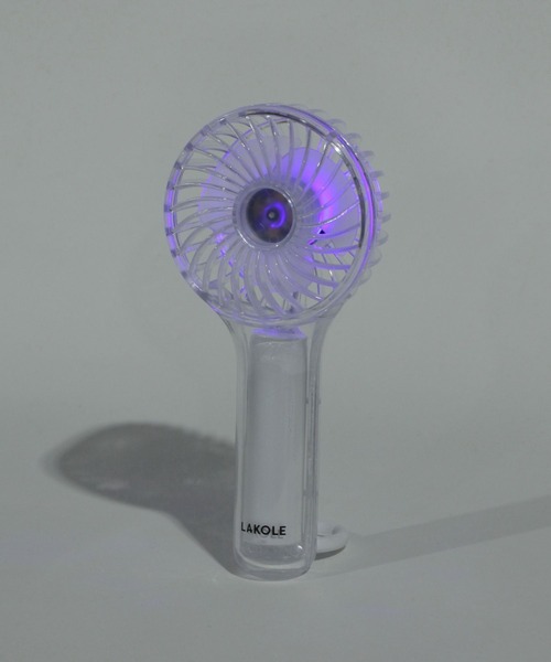 LAKOLE（ラコレ）の「【LEDライト搭載】クリアカラビナ付きハンディファン / 284542（生活家電・レディース・その他1/その他2/その他3・FREE）」の15枚目の写真