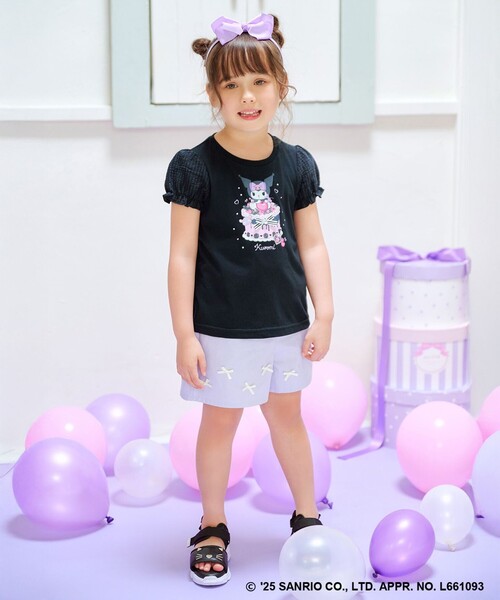 ANY(エニィ)の「【any FAM ×サンリオキャラクターズ】パフスリーブ Tシャツ(Tシャツ/カットソー・キッズ・ホワイト系/ピンク系/ブラック系/サックスブルー系・120/110/100/90/130)」の7枚目の写真