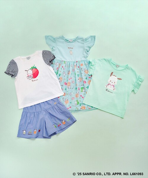 ANY(エニィ)の「【any FAM ×サンリオキャラクターズ】パフスリーブ Tシャツ(Tシャツ/カットソー・キッズ・ホワイト系/ピンク系/ブラック系/サックスブルー系・120/110/100/90/130)」の14枚目の写真