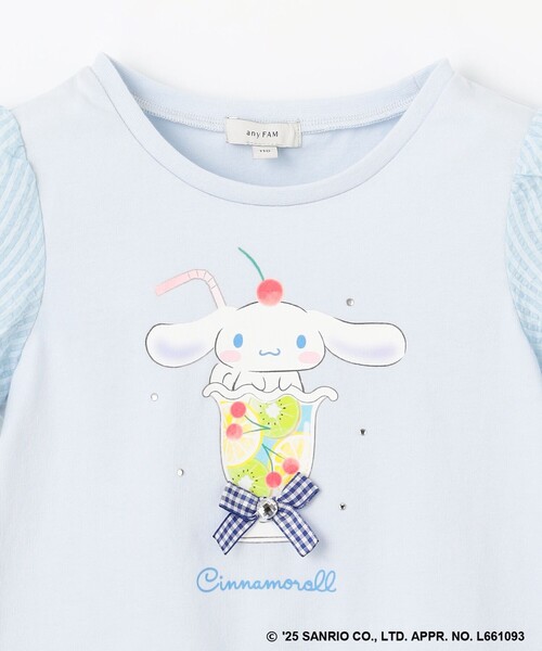 ANY(エニィ)の「【any FAM ×サンリオキャラクターズ】パフスリーブ Tシャツ(Tシャツ/カットソー・キッズ・ホワイト系/ピンク系/ブラック系/サックスブルー系・120/110/100/90/130)」の20枚目の写真