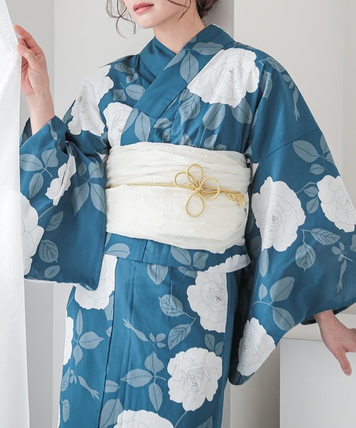 osharewalker(オシャレウォーカー)の「『二部式浴衣彩シリーズ』(浴衣・レディース・D/N/M/L/K/C/R/P/I/B/Q/J/H/A/T/S/F/E/G/O・FREE)」の2枚目の写真