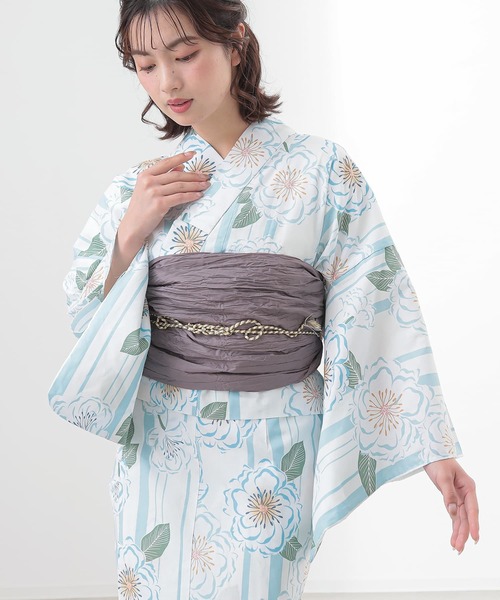osharewalker(オシャレウォーカー)の「『二部式浴衣彩シリーズ』(浴衣・レディース・D/N/M/L/K/C/R/P/I/B/Q/J/H/A/T/S/F/E/G/O・FREE)」の6枚目の写真