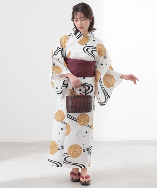 osharewalker(オシャレウォーカー)の「『二部式浴衣彩シリーズ』(浴衣・レディース・D/N/M/L/K/C/R/P/I/B/Q/J/H/A/T/S/F/E/G/O・FREE)」の11枚目の写真