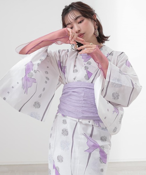 osharewalker(オシャレウォーカー)の「『二部式浴衣彩シリーズ』(浴衣・レディース・D/N/M/L/K/C/R/P/I/B/Q/J/H/A/T/S/F/E/G/O・FREE)」の13枚目の写真