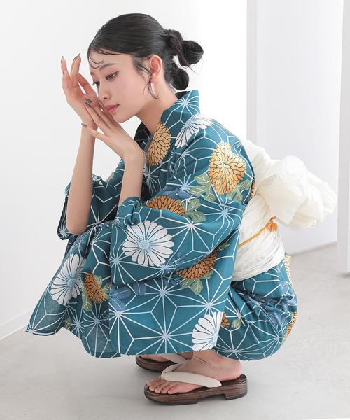 osharewalker(オシャレウォーカー)の「『二部式浴衣彩シリーズ』(浴衣・レディース・D/N/M/L/K/C/R/P/I/B/Q/J/H/A/T/S/F/E/G/O・FREE)」の19枚目の写真