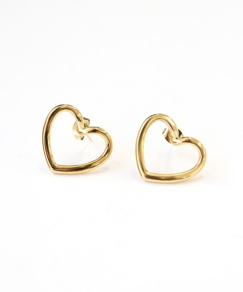 at.(アット)の「【at.】ハートフレームピアス(ピアス(両耳用)・レディース・シルバー/ゴールド・ONE)」の15枚目の写真