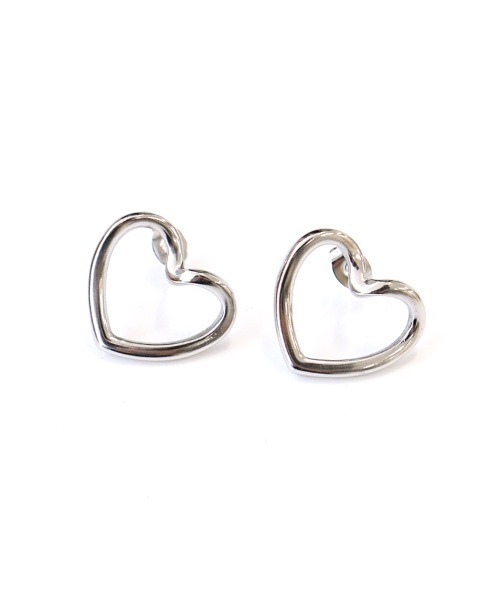 at.(アット)の「【at.】ハートフレームピアス(ピアス(両耳用)・レディース・シルバー/ゴールド・ONE)」の16枚目の写真